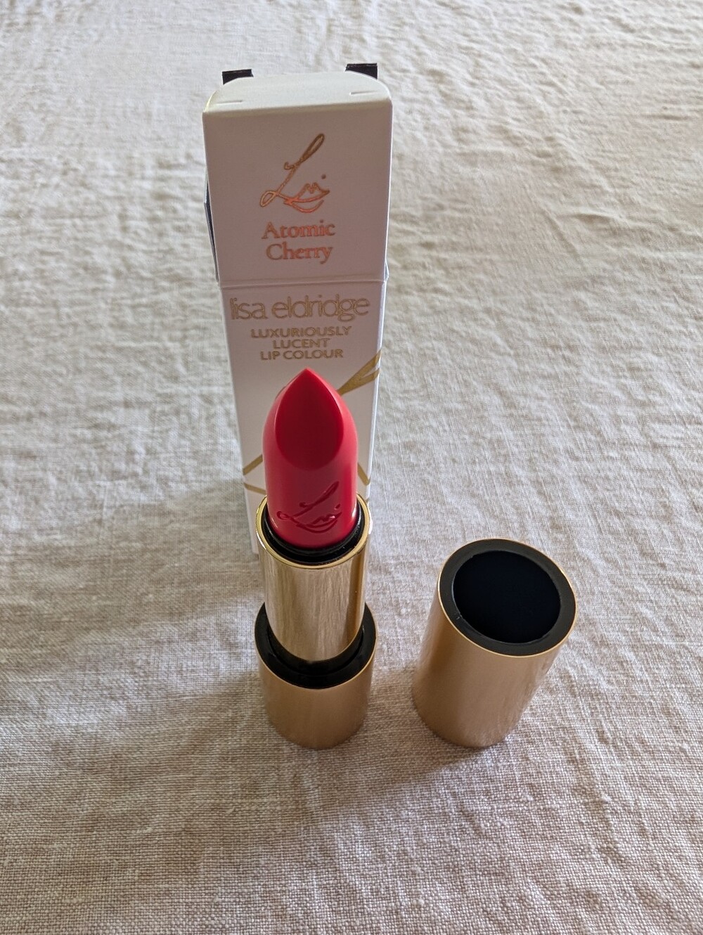 Brand New In Box Lisa Eldridge Luxuriously Lucent Lip Color Atomic Cherry - Picture 3 of 7